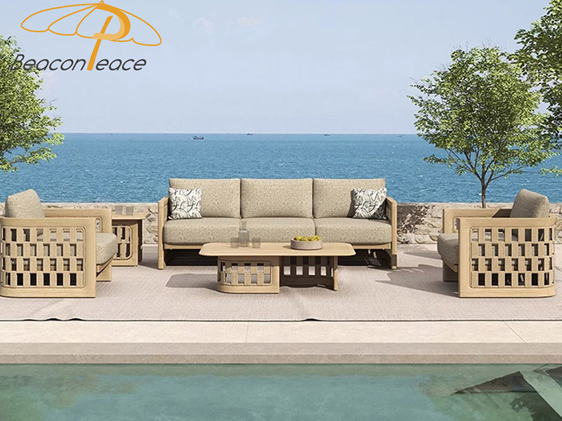 Outdoor Teak Sofa Set